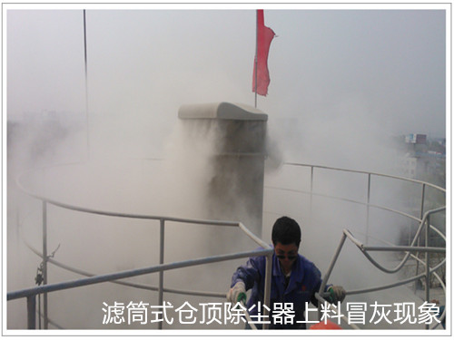 華康中天為河南水泥廠生產的倉頂除塵器。